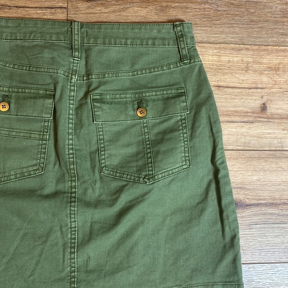 J. Crew "Jane" mini skirt in olive green - Picture 8 of 8
